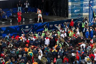 Podium (l-r) #4 - Germany – Finn Wiebelhaus - Mercedes-AMG GT3 EVO,  #53 - Turkiye - Ayhancan Guven - Porsche 911 GT3 R,  #12 - Spain - Daniel Juncadella  Pérez-Sala - Mercedes-AMG GT3 EVO
 | SRO / JEP