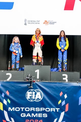 Netherlands – Merel Hoogstra – Cross Car Mini, Spain – Hugo Fuertes – Cross Car Mini, Canada – Ava Cabral – Cross Car Mini
 | JEP/SRO  