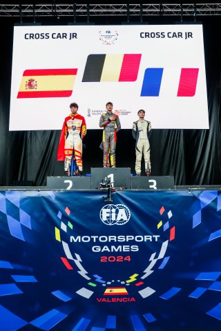 #127 – Spain – Diego Martinez – Cross Car Jr, #131 – Belgium – Lucas Cartelle – Cross Car Jr, #104 – France - Sacha - Dayot – Cross Car Jr
 | JEP/SRO  