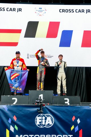 #127 – Spain – Diego Martinez – Cross Car Jr, #131 – Belgium – Lucas Cartelle – Cross Car Jr, #104 – France - Sacha - Dayot – Cross Car Jr
 | JEP/SRO  