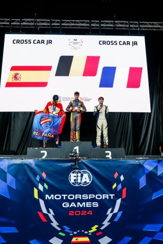 #127 – Spain – Diego Martinez – Cross Car Jr, #131 – Belgium – Lucas Cartelle – Cross Car Jr, #104 – France - Sacha - Dayot – Cross Car Jr
 | JEP/SRO  