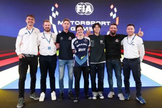 Podium #18 - Chech Republic - Martin Kadlecík - Esports F4 #16 - Brazil - Luis Felipe de Sá Tavares - Esports F4 #50 - Republic of Korea - Gyumin Kim - Esports F4
 | SRO / JEP