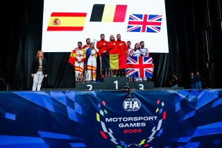 #7 – Spain - Belen Garcia Espinar - German Sanchez Flor - Jose M. Perez Aicart - Karting Endurance, #4 – Belgium - Justine Strauven - Maxime Orion - Maverick Dessy - Karting Endurance, #9 – UK -  Jack O'Neill - Andrew O'Neill - Rhianna Purcocks - Karting  | JEP/SRO  