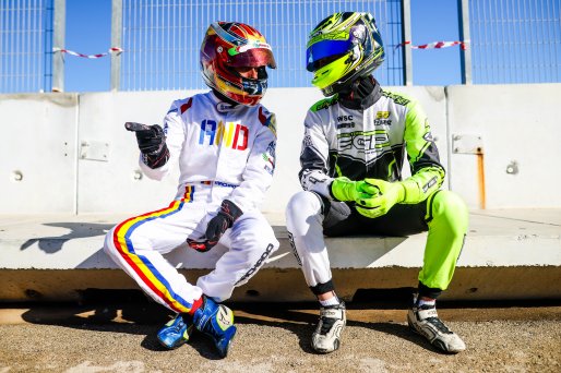 #1 - Andorra - Alex Machado - Karting Sprint Sr and #20 - Republic of Korea - Kyuho Lee - Karting Sprint Sr
