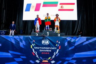 #1 – Andorra – Alex Machado – Karting Sprint Sr, #22 – Lithuania – Markas Silkunas - Karting Sprint Sr, #11 – Spain – Ruben Moya Lopez - Karting Sprint Sr
 | JEP/SRO  