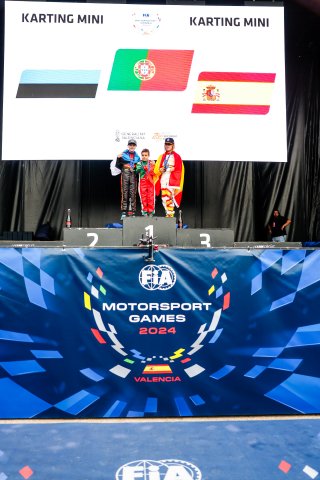 #112 – Estonia – Bennet Korjus - Karting Mini, #132 – Portugal - Xavier Lázaro  - Karting Mini, #111 -  Spain - Nuvola	Morales Mendez - Karting Mini
 | JEP/SRO  