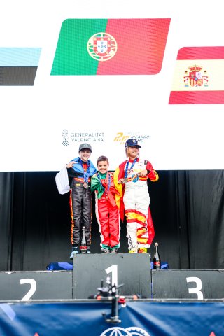 #112 – Estonia – Bennet Korjus - Karting Mini, #132 – Portugal - Xavier Lázaro  - Karting Mini, #111 -  Spain - Nuvola	Morales Mendez - Karting Mini
 | JEP/SRO  