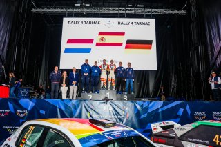 #30 Netherlands - Nard Ippen - Jorie Christiaens - Peugeot 208 Rally4, #18 Spain - Sergi Perez - Axel Coronado - Peugeot 208 Rally4, #28 Germany - Rene Noller - Tim Rauber - Opel Corsa Rally4
 | JEP/SRO  