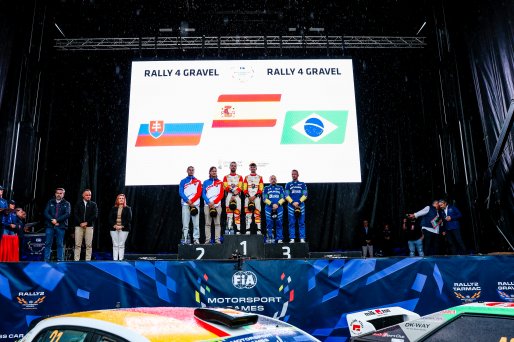 #19 Slovakia - Martin Koci - Petr Tesinsky - Peugeot 208 Rally4, #18 Spain - Sergi Perez - Axel Coronado - Peugeot 208 Rally4, #20 Brazil - Luis Eduardo Stedile - Carlos Enrique Morales - Peugeot 208 Rally4
