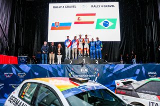 #19 Slovakia - Martin Koci - Petr Tesinsky - Peugeot 208 Rally4, #18 Spain - Sergi Perez - Axel Coronado - Peugeot 208 Rally4, #20 Brazil - Luis Eduardo Stedile - Carlos Enrique Morales - Peugeot 208 Rally4
 | JEP/SRO  